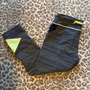 Lululemon Crop Leggings, Pace Rival